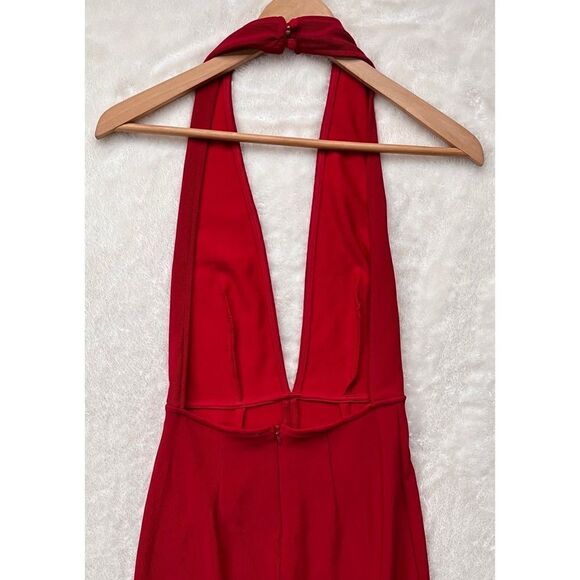 NWT TOBI Gala Red Maxi Dress, Size XS - Picture 14 of 16